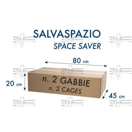 Cage D'élevage Pliable "Livigno" 120x40x40 Cm – Image 3