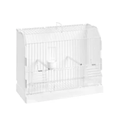 Cage De Préparation Démontable Blanche Avec Devanture Blanche - 2g-r