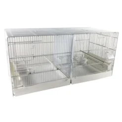 Cage Domus-Molinari 90cm Laquée En Blanc