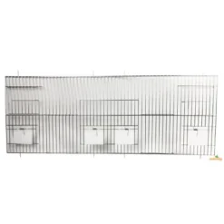 FAUNA Devanture Chromée 80 X 30 Cm