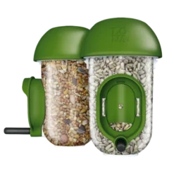 Mangeoire Lona "Voersilo D1 Duo" - Vert